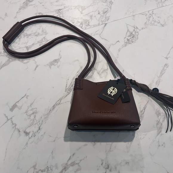 House of Harlow 1960 Handbags - House of Harlow 1960 Dark Brown Leather Crossbody